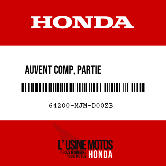 image de 64200-MJM-D00ZB AUVENT COMP, PARTIE          SUPERIEURE NH463M
