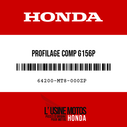 image de 64200-MT8-000ZP PROFILAGE COMP G156P 
