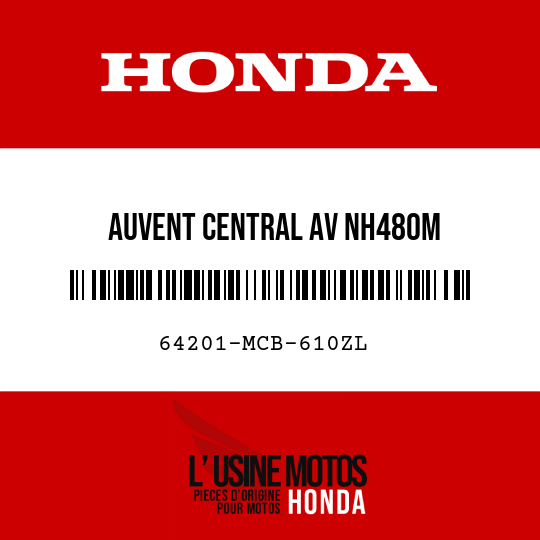 image de 64201-MCB-610ZL AUVENT CENTRAL AV NH480M 