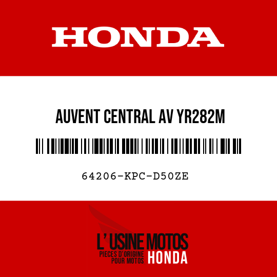 image de 64206-KPC-D50ZE AUVENT CENTRAL AV YR282M 