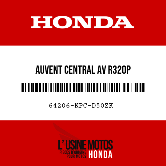 image de 64206-KPC-D50ZK AUVENT CENTRAL AV R320P