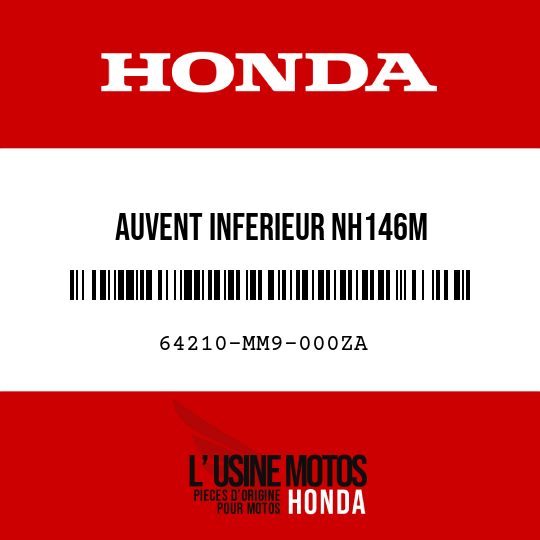 image de 64210-MM9-000ZA AUVENT INFERIEUR NH146M 