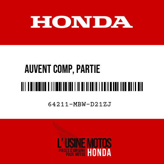 image de 64211-MBW-D21ZJ AUVENT COMP, PARTIE          SUPERIEURE R157 
