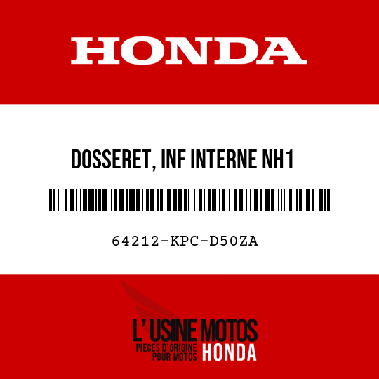 image de 64212-KPC-D50ZA DOSSERET, INF INTERNE NH1 