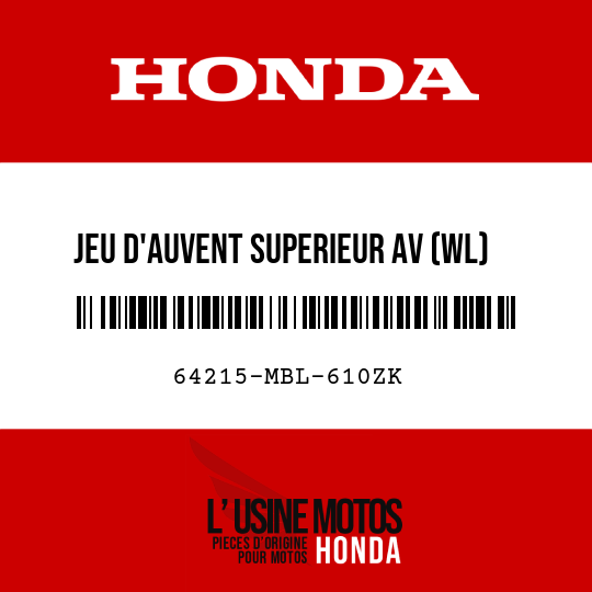 image de 64215-MBL-610ZK JEU D'AUVENT SUPERIEUR AV (WL) G142M 