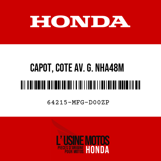 image de 64215-MFG-D00ZP CAPOT, COTE AV. G. NHA48M