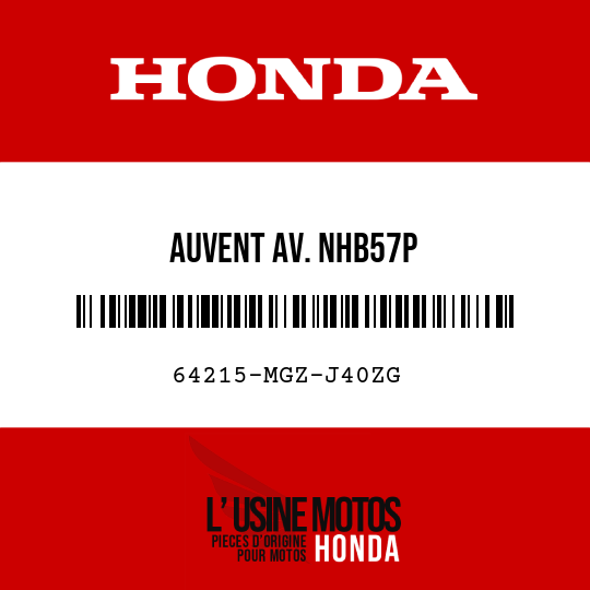 image de 64215-MGZ-J40ZG AUVENT AV. NHB57P