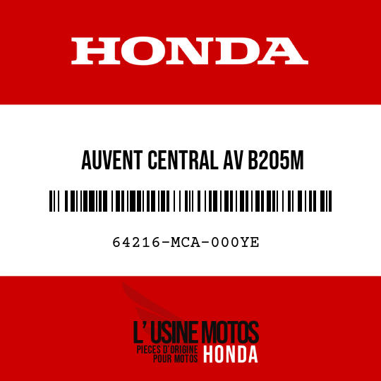 image de 64216-MCA-000YE AUVENT CENTRAL AV B205M
