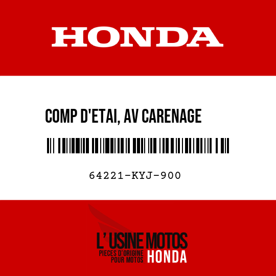 image de 64221-KYJ-900 COMP D'ETAI, AV CARENAGE    SUPERIEUR