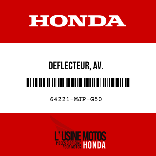 image de 64221-MJP-G50 DEFLECTEUR, AV.