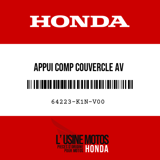 image de 64223-K1N-V00 APPUI COMP COUVERCLE AV