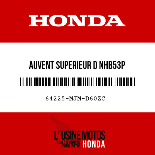 image de 64225-MJM-D60ZC AUVENT SUPERIEUR D NHB53P