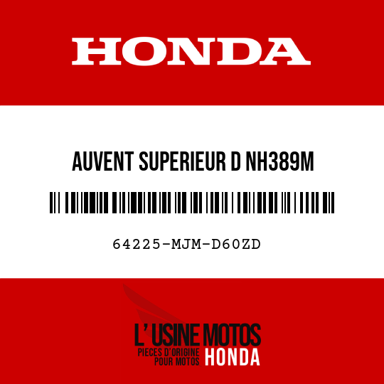image de 64225-MJM-D60ZD AUVENT SUPERIEUR D NH389M