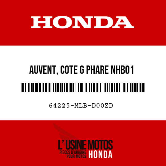 image de 64225-MLB-D00ZD AUVENT, COTE G PHARE NHB01