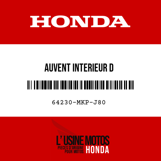 image de 64230-MKP-J80 AUVENT INTERIEUR D