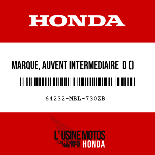 image de 64232-MBL-730ZB MARQUE, AUVENT INTERMEDIAIRE  D () TYPE5