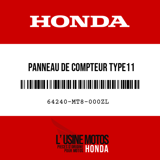 image de 64240-MT8-000ZL PANNEAU DE COMPTEUR TYPE11 