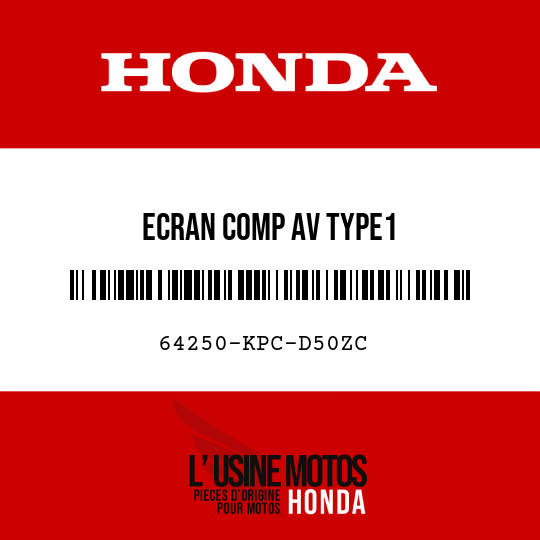 image de 64250-KPC-D50ZC ECRAN COMP AV TYPE1