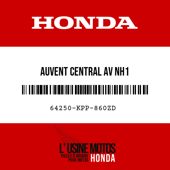 image de 64250-KPP-860ZD AUVENT CENTRAL AV NH1 