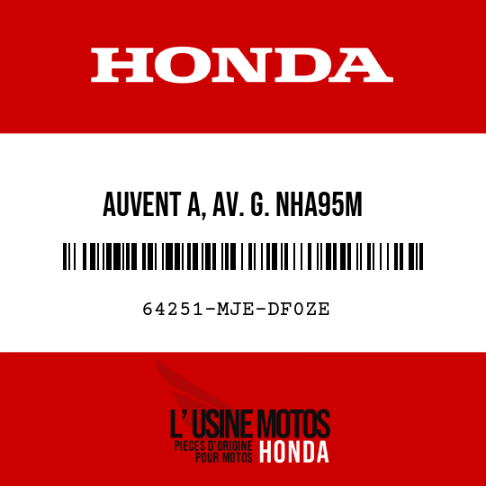 image de 64251-MJE-DF0ZE AUVENT A, AV. G. NHA95M