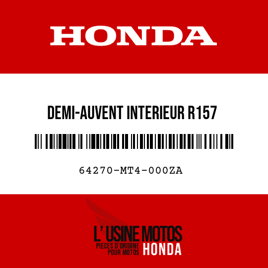 image de 64270-MT4-000ZA DEMI-AUVENT INTERIEUR R157 