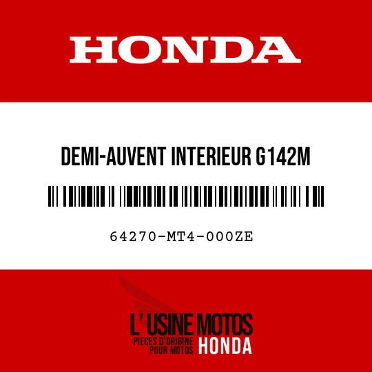 image de 64270-MT4-000ZE DEMI-AUVENT INTERIEUR G142M 
