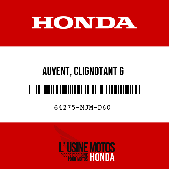 image de 64275-MJM-D60 AUVENT, CLIGNOTANT G