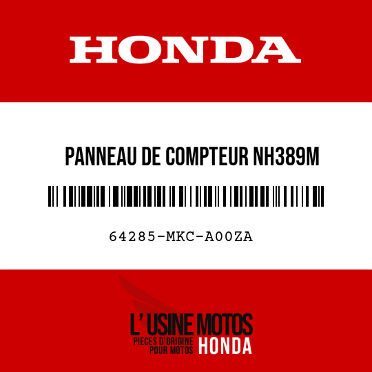 image de 64285-MKC-A00ZA PANNEAU DE COMPTEUR NH389M