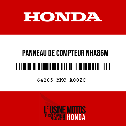 image de 64285-MKC-A00ZC PANNEAU DE COMPTEUR NHA86M