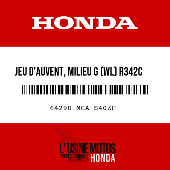 image de 64290-MCA-S40ZF JEU D'AUVENT, MILIEU G (WL) R342C