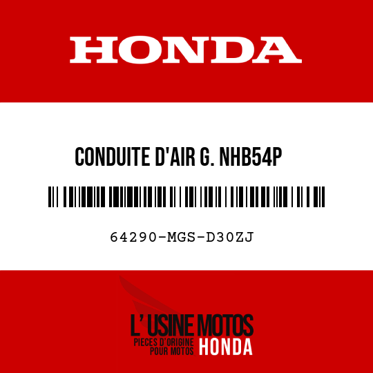 image de 64290-MGS-D30ZJ CONDUITE D'AIR G. NHB54P