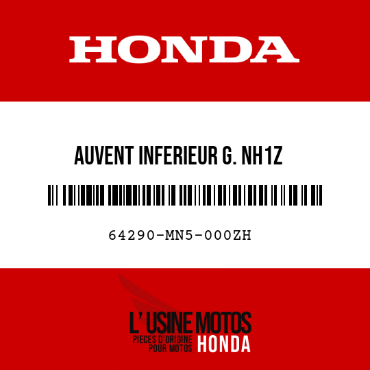 image de 64290-MN5-000ZH AUVENT INFERIEUR G. NH1Z 