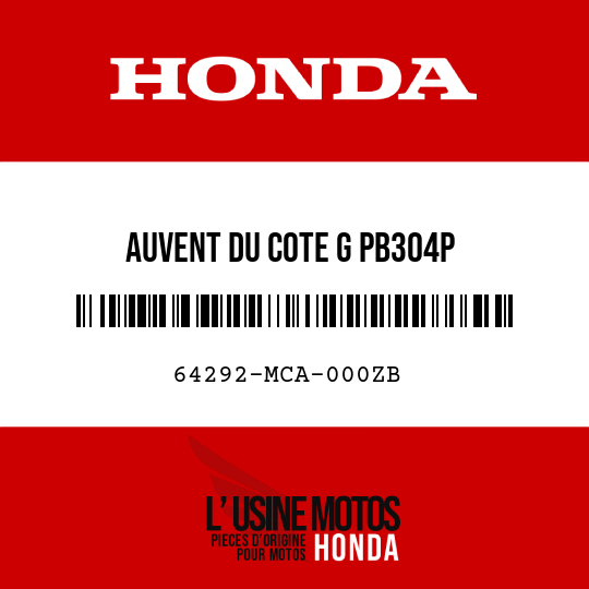image de 64292-MCA-000ZB AUVENT DU COTE G PB304P 