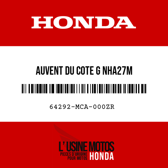 image de 64292-MCA-000ZR AUVENT DU COTE G NHA27M 