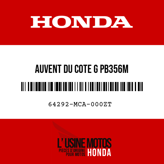 image de 64292-MCA-000ZT AUVENT DU COTE G PB356M 