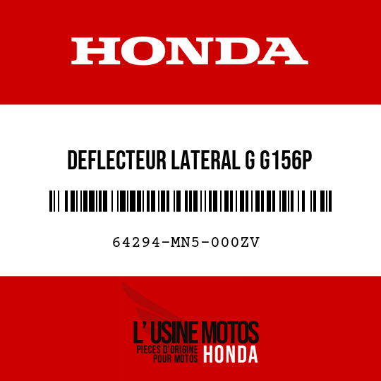 image de 64294-MN5-000ZV DEFLECTEUR LATERAL G G156P 