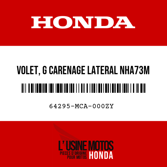image de 64295-MCA-000ZY VOLET, G CARENAGE LATERAL NHA73M 