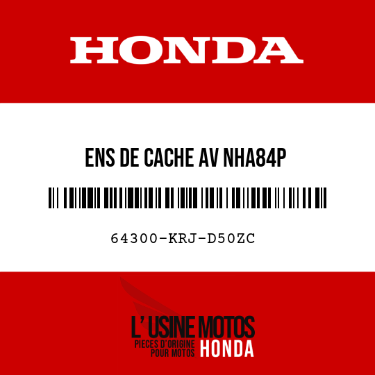 image de 64300-KRJ-D50ZC ENS DE CACHE AV NHA84P