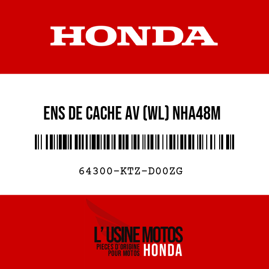 image de 64300-KTZ-D00ZG ENS DE CACHE AV (WL) NHA48M