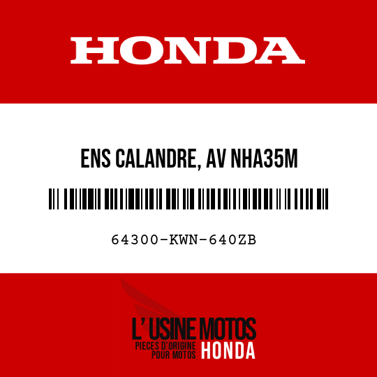 image de 64300-KWN-640ZB ENS CALANDRE, AV NHA35M