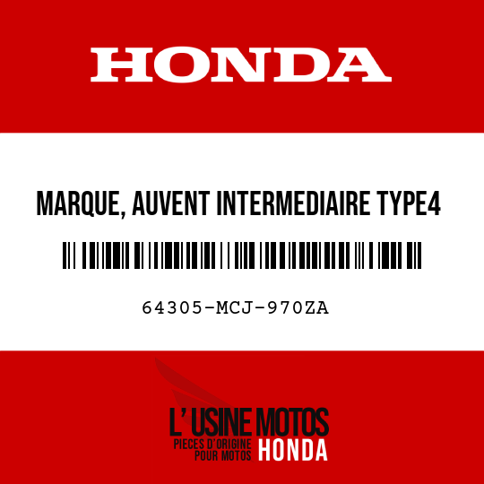 image de 64305-MCJ-970ZA MARQUE, AUVENT INTERMEDIAIRE TYPE4