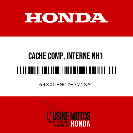 image de 64305-MCT-771ZA CACHE COMP, INTERNE NH1 