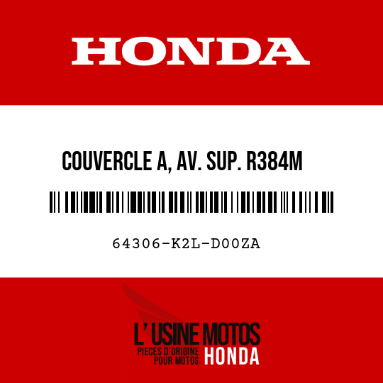 image de 64306-K2L-D00ZA COUVERCLE A, AV. SUP. R384M