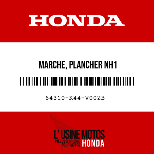 image de 64310-K44-V00ZB MARCHE, PLANCHER NH1