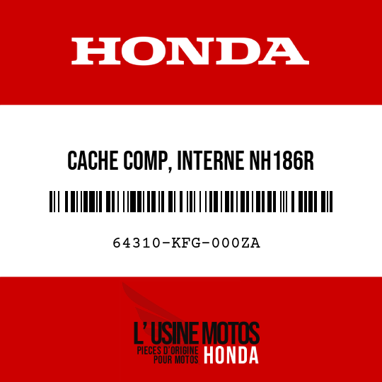image de 64310-KFG-000ZA CACHE COMP, INTERNE NH186R 