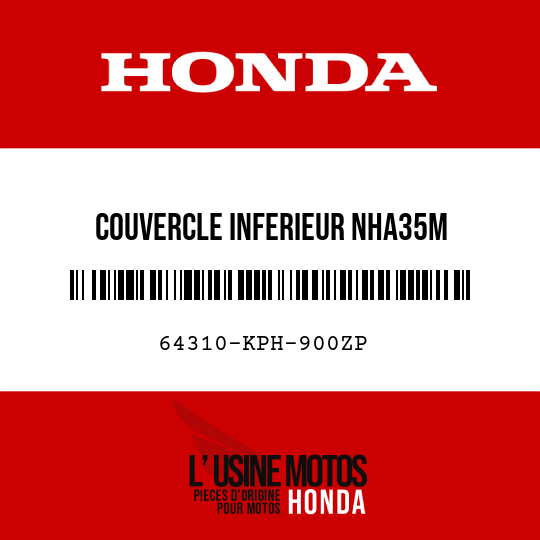 image de 64310-KPH-900ZP COUVERCLE INFERIEUR NHA35M 