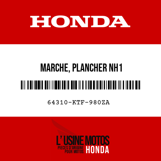 image de 64310-KTF-980ZA MARCHE, PLANCHER NH1 