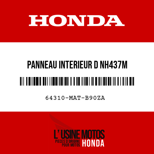 image de 64310-MAT-B90ZA PANNEAU INTERIEUR D NH437M 
