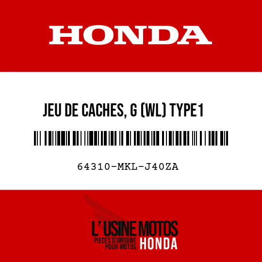 image de 64310-MKL-J40ZA JEU DE CACHES, G (WL) TYPE1