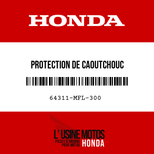 image de 64311-MFL-300 PROTECTION DE CAOUTCHOUC